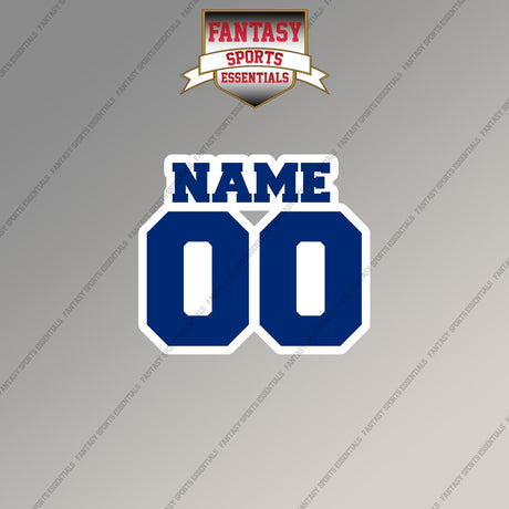 Kansas City Royals Personalized Current Name and Number Magnets