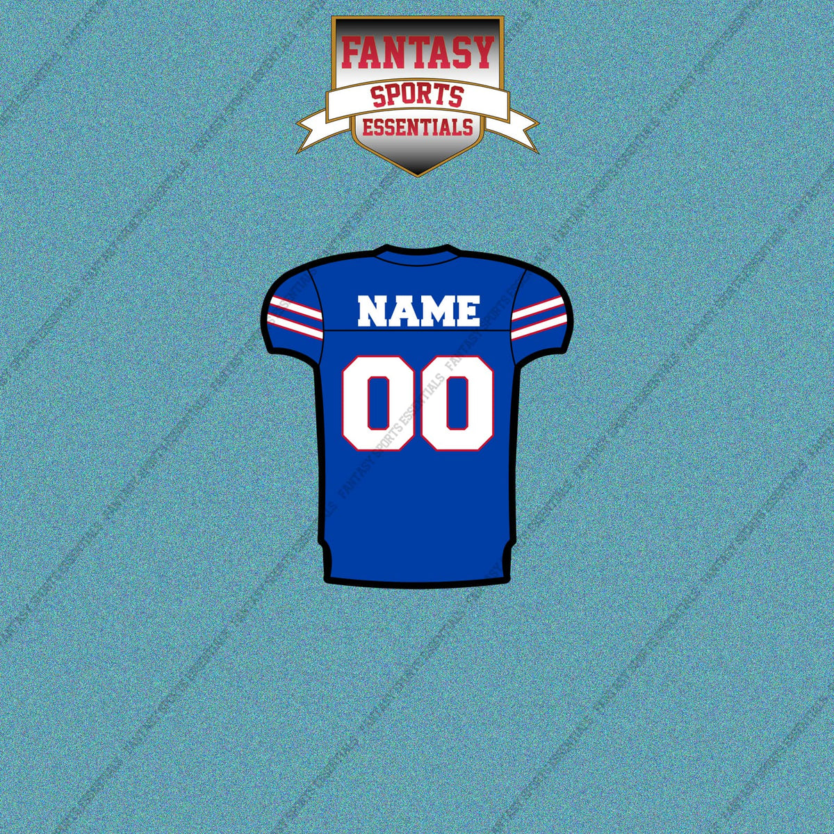 Kansas Jayhawks Football Personalized Home Jersey Car Decals