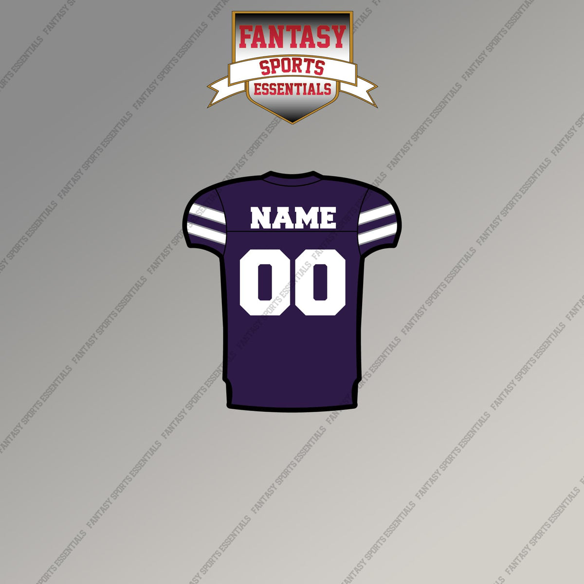 Kansas State Wildcats Football Personalized Current Home Jersey Magnets
