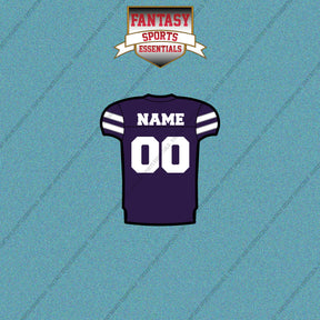 Kansas State Wildcats Football Personalized Home Jersey Car Decals
