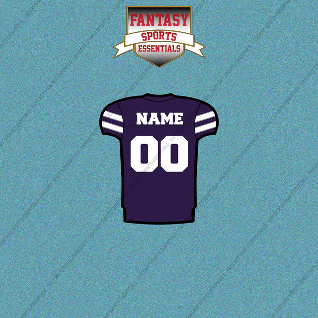 Kansas State Wildcats Football Personalized Home Jersey Car Decals