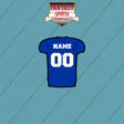 Kentucky Wildcats Football Personalized Home Jersey Car Decals