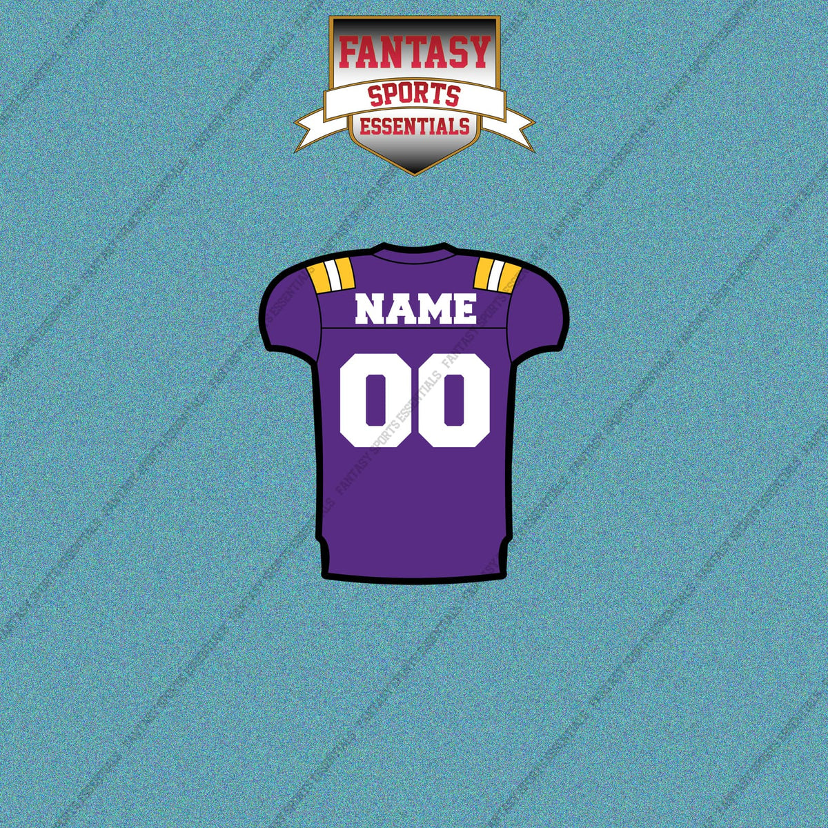 LSU Tigers Football Personalized Home Jersey Car Decals