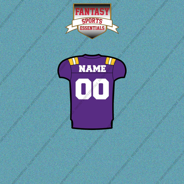 LSU Tigers Football Personalized Home Jersey Car Decals