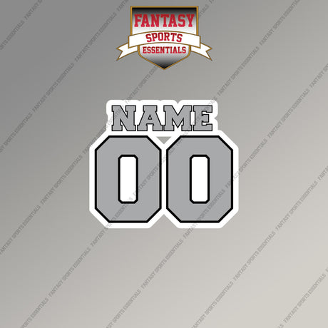 Las Vegas Raiders Personalized Current Name and Number Magnets