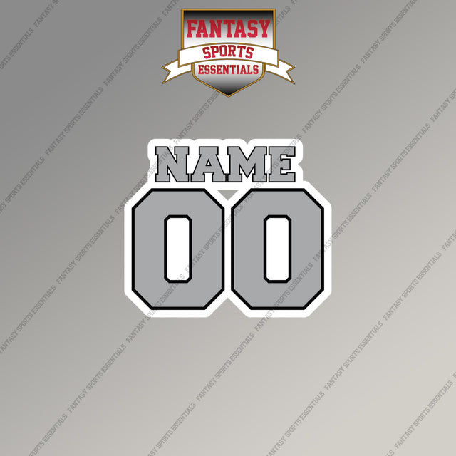 Las Vegas Raiders Personalized Current Name and Number Magnets