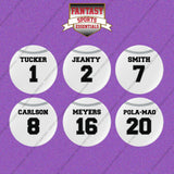 Las Vegas Raiders 2025 Away Jersey Button Pins (Choose Your Player) Page 1