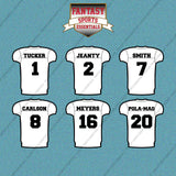Las Vegas Raiders 2025 Away Jersey Car Decals (Choose Your Player) Page 1
