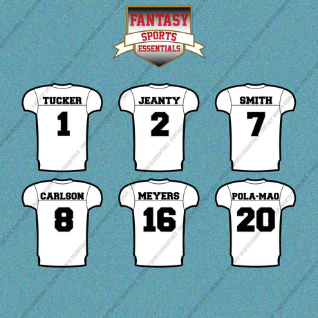 Las Vegas Raiders 2025 Away Jersey Car Decals (Choose Your Player) Page 1
