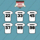 Las Vegas Raiders 2025 Away Jersey Car Decals (Choose Your Player) Page 2