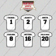 Las Vegas Raiders 2025 Away Jersey Glossy Stickers (Choose Your Player) Page 1
