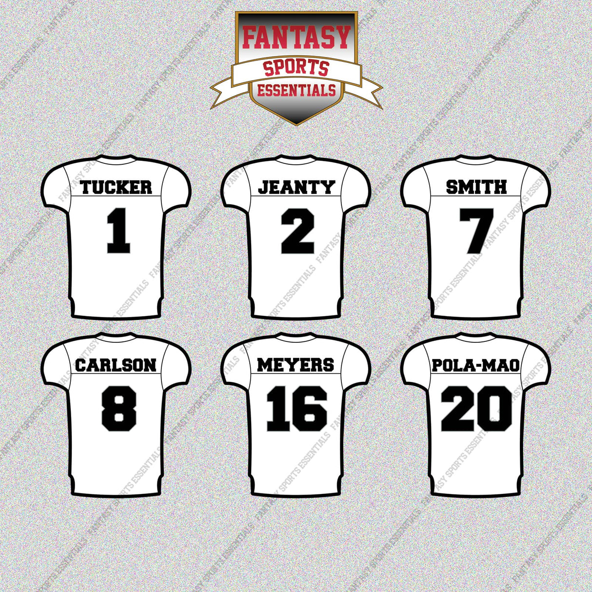 Las Vegas Raiders 2025 Away Jersey Glossy Stickers (Choose Your Player) Page 1