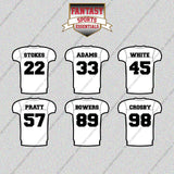 Las Vegas Raiders 2025 Away Jersey Glossy Stickers (Choose Your Player) Page 2