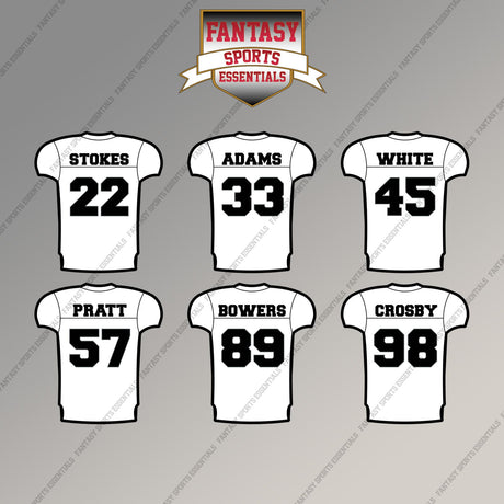 Las Vegas Raiders 2025 Away Jersey Magnets (Choose Your Player) Page 2