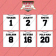 Las Vegas Raiders 2025 Away Jersey Wall Art Prints (Choose Your Player) Page 1