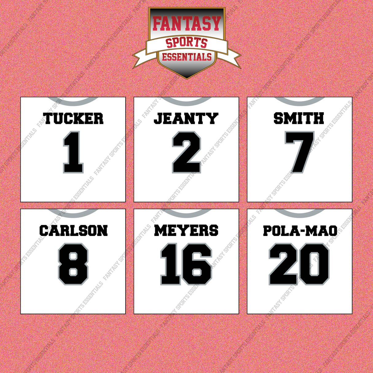 Las Vegas Raiders 2025 Away Jersey Wall Art Prints (Choose Your Player) Page 1