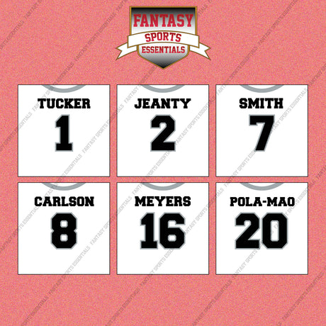 Las Vegas Raiders 2025 Away Jersey Wall Art Prints (Choose Your Player) Page 1