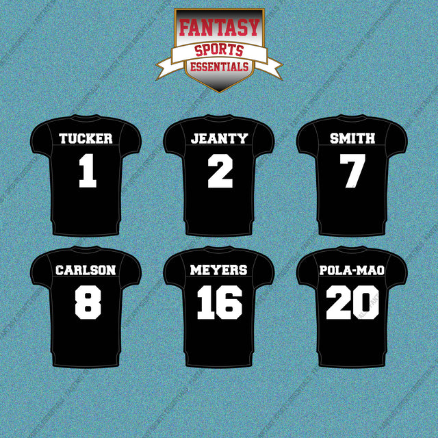Las Vegas Raiders 2025 Home Jersey Car Decals (Choose Your Player) Page 1