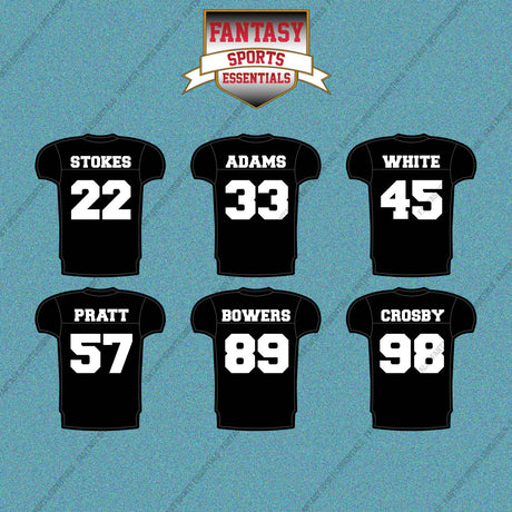 Las Vegas Raiders 2025 Home Jersey Car Decals (Choose Your Player) Page 2