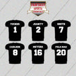 Las Vegas Raiders 2025 Home Jersey Glossy Stickers (Choose Your Player) Page 1