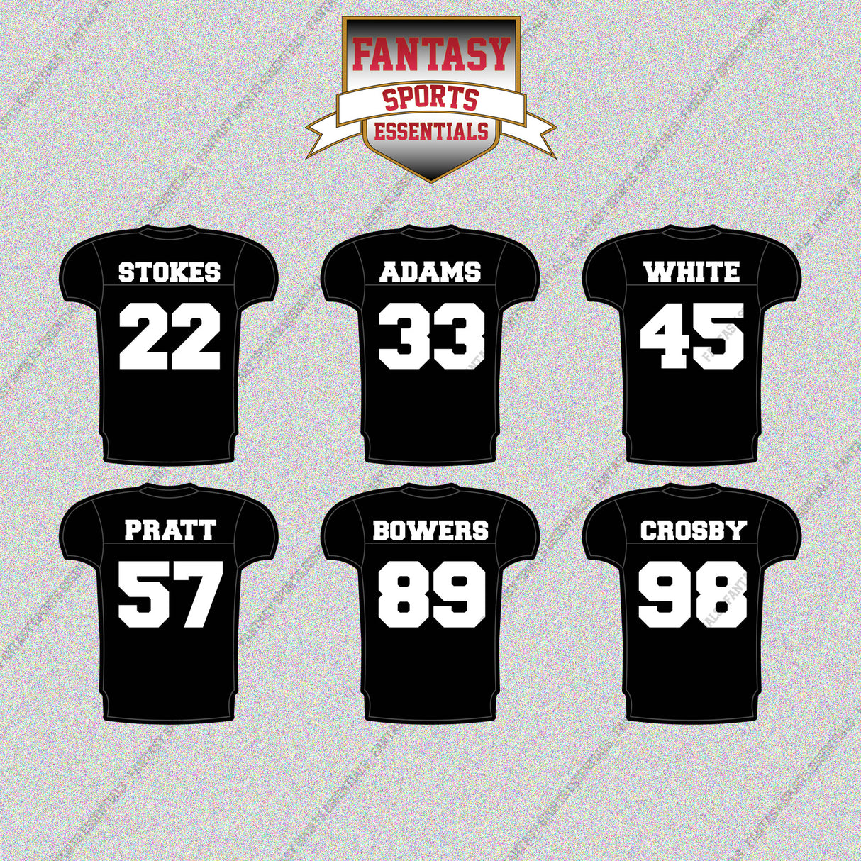 Las Vegas Raiders 2025 Home Jersey Glossy Stickers (Choose Your Player) Page 2