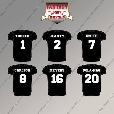 Las Vegas Raiders 2025 Home Jersey Magnets (Choose Your Player) Page 1