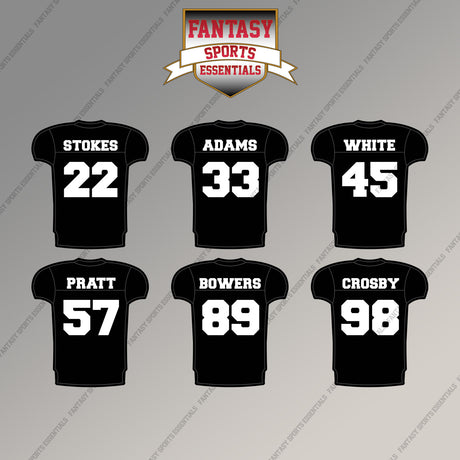 Las Vegas Raiders 2025 Home Jersey Magnets (Choose Your Player) Page 2