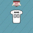 Las Vegas Raiders Personalized Current Away Jersey Car Decals