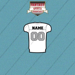 Las Vegas Raiders Personalized Current Away Jersey Car Decals