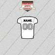Las Vegas Raiders Personalized Current Away Jersey Glossy Stickers