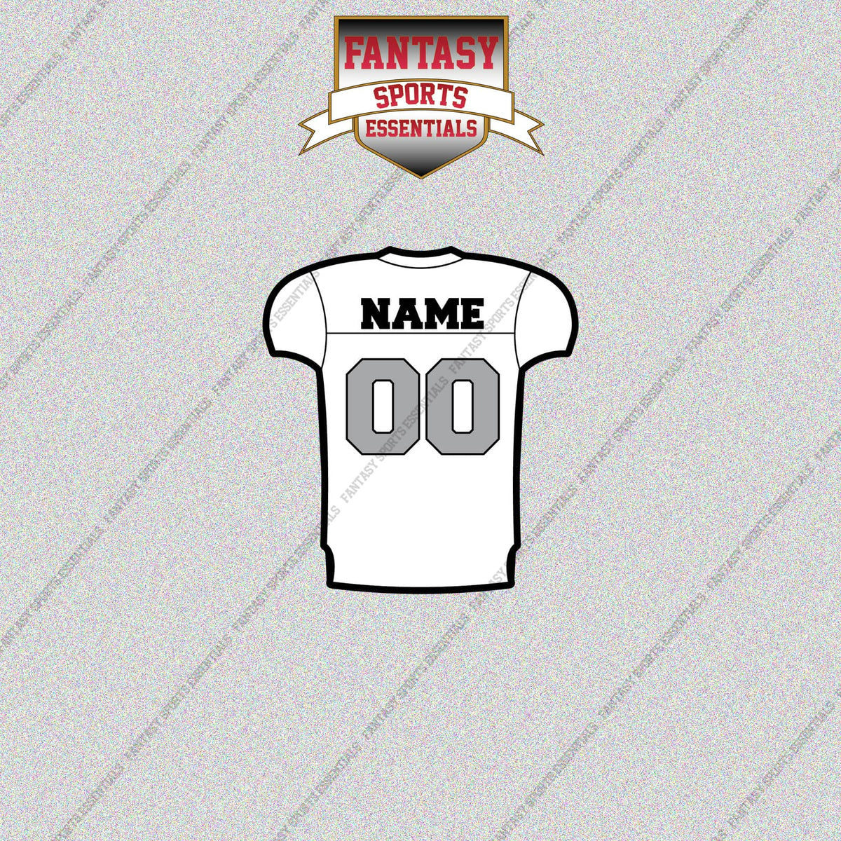 Las Vegas Raiders Personalized Current Away Jersey Glossy Stickers