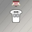 Las Vegas Raiders Personalized Current Away Jersey Magnets