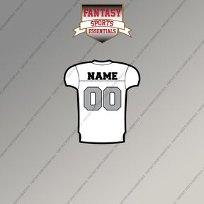 Las Vegas Raiders Personalized Current Away Jersey Magnets