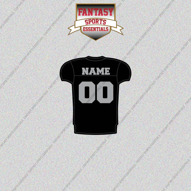 Las Vegas Raiders Personalized Current Home Jersey Glossy Stickers
