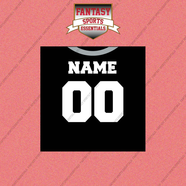 Las Vegas Raiders Personalized Current Home Jersey Wall Art Prints