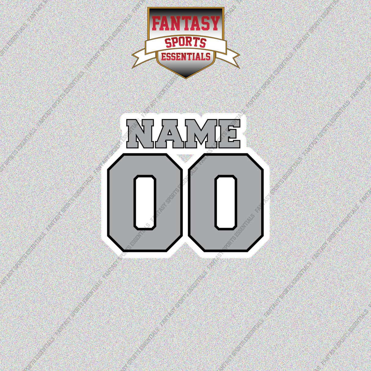 Las Vegas Raiders Personalized Current Name and Number Glossy Stickers
