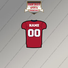 Liberty Flames Football Personalized Current Home Jersey Magnets