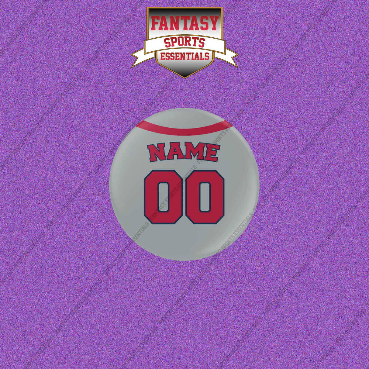 Los Angeles Angels Personalized Current Away Jersey Buttons