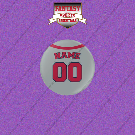 Los Angeles Angels Personalized Current Away Jersey Buttons