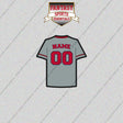 Los Angeles Angels Personalized Current Away Jersey Glossy Stickers