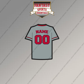 Los Angeles Angels Personalized Current Away Jersey Magnets