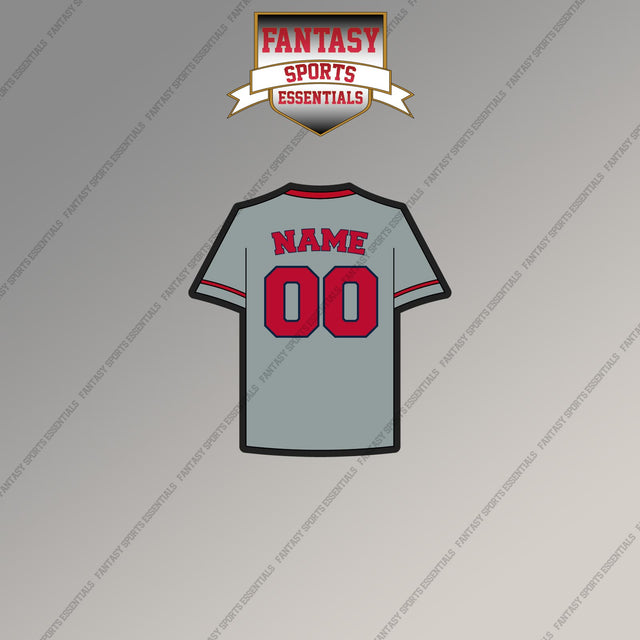 Los Angeles Angels Personalized Current Away Jersey Magnets