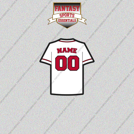Los Angeles Angels Personalized Current Home Jersey Glossy Stickers