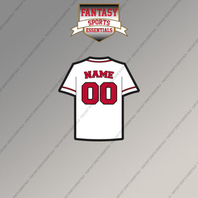 Los Angeles Angels Personalized Current Home Jersey Magnets
