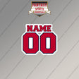 Los Angeles Angels Personalized Current Name and Number Magnets