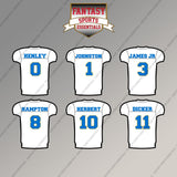 Los Angeles Chargers 2025 Away Jersey Magnets (Choose Your Player) Page 1