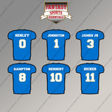 Los Angeles Chargers 2025 Home Jersey Magnets (Choose Your Player) Page 1