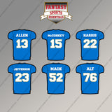 Los Angeles Chargers 2025 Home Jersey Magnets (Choose Your Player) Page 2