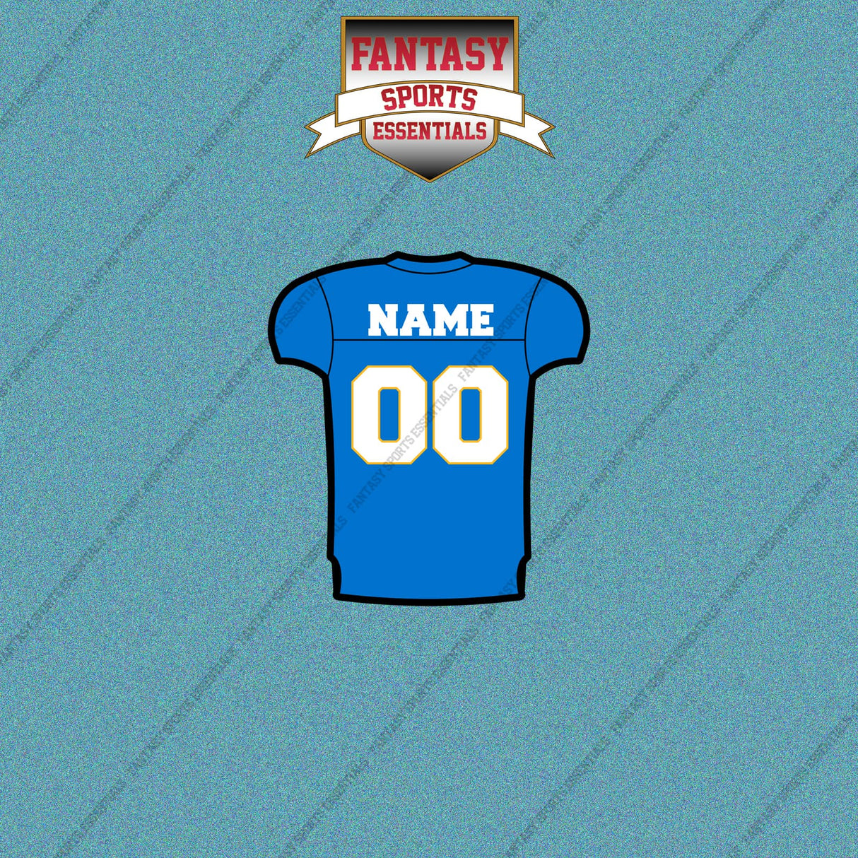 Los Angeles Chargers Personalized Current Home Jersey Car Decals