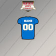 Los Angeles Chargers Personalized Current Home Jersey Magnets